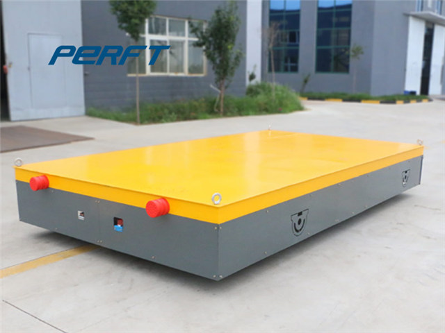 How to start the trackless electric flat car correctly