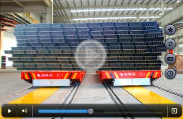 Cold roll rail transport truck for hot dip galvanized plant video picture