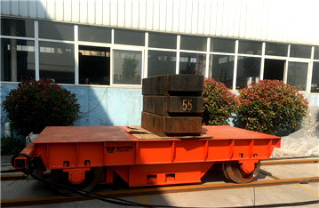 Assembly line rail traverser for ferry condition/ferry transfer trolley