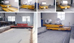 Perfect hand pallet truck vertical coil lifter traction non-motor Transfer Cart