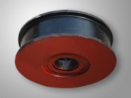 The customized industrial rail transfer cart steel wheels